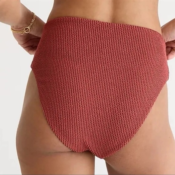 J Crew PLUS size Scrunchie Bikini - Terra Cotta - NEW - XXL - Picture 3 of 4